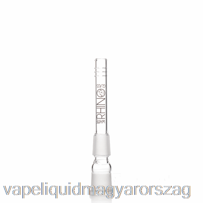 Fehér Orrszarvú 19/19 üveg Alsószárú 4 Hüvelykes Vape E Cigi